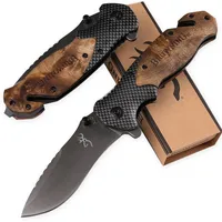 whole Browning X50 folding knife Benchmade BM3300 A07 C81 UT121 A16 UTX85 ABS handle camping pocket knife tactical cutting199n