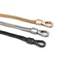 Handbag Accessories Gold-colored Metal Shoulder Strap You Chain Mesh Double Clip Women Underarm Bag Crossbody Chain