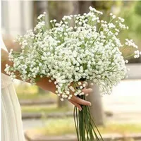 1pcs 52 cm white artificial gypsophila flower bouquet wedding birthday decoration home garden artificial flowers P230331