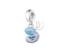 Camaleão de colarging Dangler Charm Charm de cor prata FIT ORIGINAL Europa Pandora Charms Bracelets Bangle Mãe Jewelr78966618