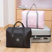 Storage Bags Travel Suitcase Portable Bag Carry On Hand Luggage Handbag Shoulder