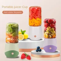 Juicers Portable Blender 500ml Mini Electric Fruit Juicer With Cup USB Charging Lemon Juicing Smoothie Wheatgrass Kitchen Machine