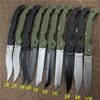 10 types Cold Steel VOYAGER KNIVES XL-SIZE series Big folding knife utility survival hunting tactical knives outdoor tools1948