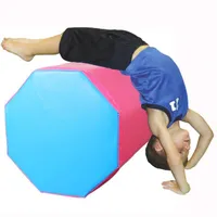 38x38x50cm Fitness Gymnastics Foam Rolls Yoga Trainer Octagon Tumbler Mat Skill Shape Trainers Exercise Portable Balls267W