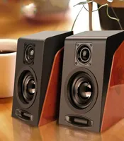 USB Wired Wooden Combination Speakers Computer Speakers Bass Stereo Music Player Subwoofer Sound Box For PC Phones9234259