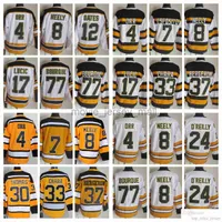 Boston''Bruins''New Retro Ice Hockey Jerseys 37 Patrice Bergeron 16 Sanderson eSposito O'Reilly Oates Bucyk Lucic 4 Orr Neely Thomas 33