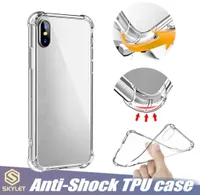 Soft TPU Clear Cases for Galaxy Note 20 S20 iPhone 14 13 12 11 PRO XR XS MAX Antiknock Case Huawei P20 Lite Transparent Shockproo8397487