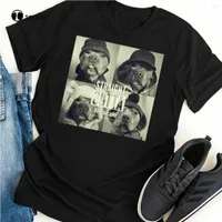 Women's T Shirts Pitbull Dog Straight Outta Rescue Lover T-Shirt Black S-3Xl Tee Shirt Custom Aldult Teen Unisex Digital Printing