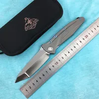 Kevin John Delta Flipper folding knife S35VN blade titanium alloy handle camping hunting kitchen fruit knife EDC tool3298