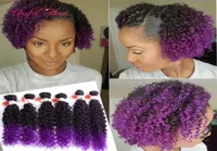220G TRESS deep wave bundles brazilian kinky curly hair weaves SEW IN HAIR EXTENSIONS Blonde Extensions burgundy color weave b9689721
