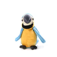 Parrot Electric Plush Doll Filled PP Cotton Learn Speaking Shake Head Swing Wings 120 Music Sound Recording Creative Gift Funny So251s