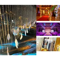 Chandelier Crystal Curtain Acrylic Beads Prism Decoration Wedding Backdrop Ornaments Living Room Decor Accessories