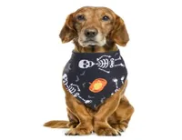 Halloween Dog Cotton Scarf Bib Grooming Accessories Bandage Collar for Small Medium Large Pet Fashion Design1642552