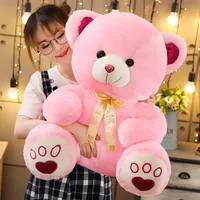 High Quality Toy Cute Cartoon Big Teddy Bear Plush Toys 35 50 65cm Stuffed Plush Animals Bear Doll Birthday Gift For Children220P
