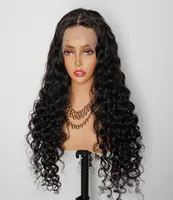 Loose Deep Wave 13x4 Lace Front Wigs Human Hair for Black Women Indian Virgin Human Hair Lace Closure Wigs with Baby Hair T Part 8246431