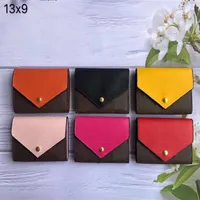 Factory Direct Fashion Simple Short Wallet Three Fold Card Bag Ladies Boutique Gift2898