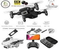 1pcs Dual Camera Drone 4K 1080P Mini Folding Fixed Height Aircraft Gesture Po Four Axis Aerial Remote Control Helicopter drones5160358