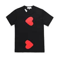 Commes Small Red Heart Herren T-Shirt Play 2022 NEU Europa und amerikanische Hemden CDG Paar Kurzarm Liebhaber T-Shirt