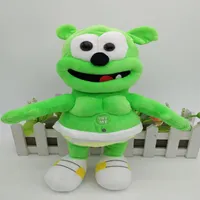 30cm music rubber bear gummy plush green toy doll children boys and girls birthday gifts255c