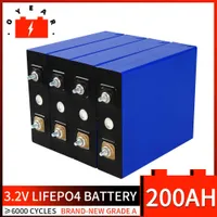 12V Lifepo4 Battery 200AH Rechargeable Deep Cycle Golf Cart Batteries LFP Cell Suitable For EV RV Electric Power Systems