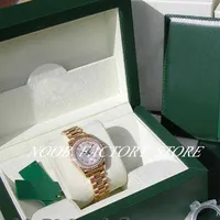 Women's Watches Factory s Automatic Movement 31MM LADIES 18K YELLOW GOLD SIER DIAMOND Bezel 179138 With Original Box Wr282a