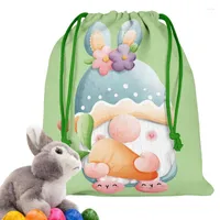 Storage Bags Cute Easter Basket Decorations Durable With Colorful Pattern Candy Wedding Birthday Party Decoration Supplies