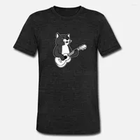 Men's T Shirts 2023 Musician Kitty Guitar Kitten Bengal Cat Music Siam Designers Graphic Shirt Classic Street Est Tracksuit