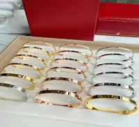 Fashion designer bracelet for Women Men Enamel Bangles buckle Design Jewelry Rose Gold Silver Ca Letter Bracelets Love color with 4581127