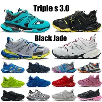 2021 Top Triple s 3 0 running shoes black jade white yellow navy royal grey trainer lime men women sneakers US 6-12259h