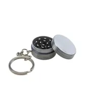 electric grinder CHROMIUM CRUSHER hand router Two layer grinding tobacco lees with a keychain is easy to carry 30mm zinc crushed 9871469
