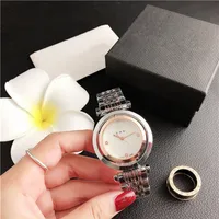 Turntable Quartz Watch Women's Men's Unisex Style Dial Steel Bands Watchs lady Watches Clock312V