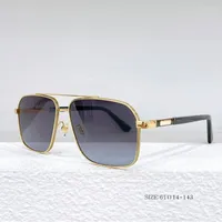 Sunglasses Luxury Alloy Men Brand Designer Sun Glasses For Women Fashion Gradient Square Polarization Shades 1226