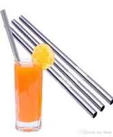 Durable Stainless Steel Straight Straw Reusable Drinking Straw Easy to clean Straws Metal 6mm Bubble Tea Straws1997875