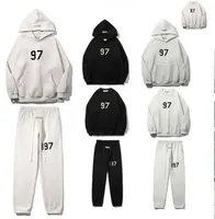 2023 New ESS Designer Warm Hooded Hoodies Correct Edition for Men Women Fog Letter of God Streetwear Pullover Sweatshirts Hoody