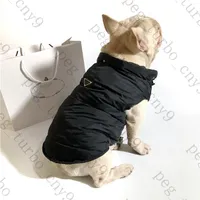 Metal Logo Pet Cotton Coat Trendy Brand Pets Jacket Dog Apparel Outdoor Travel Bulldog Dogs Vests Clothes344r