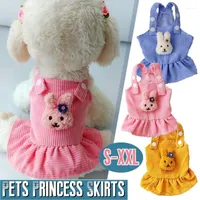 Dog Apparel 2023 Pet Princess Sling Skirt Dress Dresses S M L XL XXL Clothes Small Medium Puppy Cats