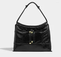 Evening Bags 20022 High-Quality Luxury Casual Leather One-Shoulder Armpit Bag Designer Women'S Messenger