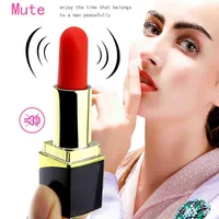 Speed Mini Lipstick Vibrator Adjustable Privacy Bullet Clitoris Stimulator Massage Erotic for Women Adult Products Q0508315e