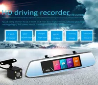 Inch 1080P Car DVR Camera Press Screen Dash Cam Dual Lens Video Recorder Rear View Mirror Cameras For Security Towel8812157