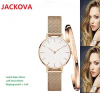 Rose Gold Watches High Quality Lady Wristwatches Cuff Bracelet Analog Quartz Watch Women leisure Luxury Wristwatch Stainles Steel 2388425