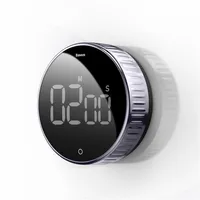 LED Digital Kitchen Timer For Cooking Shower Study Stopwatch Alarm Clock Magnetic Electronic Cooking Countdown Timer222C