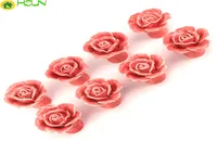 8PCS Pink Ceramic Vintage Floral Rose Door Knobs Handle Handmade Rose Handles Ceramics Kitchen Door Cabinet Drawer Knob Pulls2745318