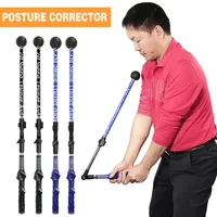 Golf Bags Swing Training Aid Stick Posture Corrector Practice Trainer Improve Hinge Forearm Rotation Shoulder TurnLight 230408