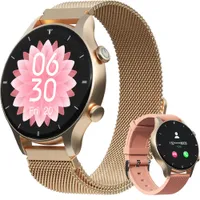 Smart Watch R1 Classic for Women Answer Make Call VC52 Heart Rate Blood Oxygen Temperature Fitness Tracker DIY Watch Face Smart Watch f