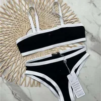 New Sexy Triangle Two Piece Kylie Jenner Bathing Suit Set For