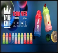 Bang King 12000Puffs Teslim edilebilir Vape Elektronik Sigara Cihaz Başlangıç ​​Kiti 650mAh Pil 2000- 5000-6000-7000-8000-10000puffs 23ml Ön Pilalı Kalem