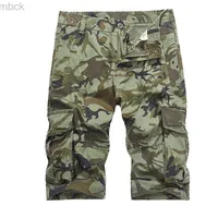 Pantalones para hombres 2018 Nuevos hombres Cool Camuflage Summer Algodón Capital Men Short Pants Ropa de marca cómodas pantalones cortos de carga de camuflaje