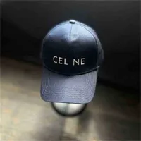 Ball Celins's Designer Caps Pełne szczegóły Silin Metal Bluckle Letter Hardtop Baseball Hat Lisa Ta sama gwiazda kaczka Języka Męskie i damskie moda