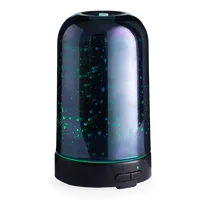 100 ml ultradźwiękowego olejku eterycznego dyfuzor galaktyki czarne szkło