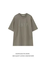 ESS Tees T-Shirts Luxury Designer fashion clothing FEARs OF GOD FOG ESSEN High Street American Fashion Brand Men&#039;s Summer 1977 Short Sleeve T-shirt